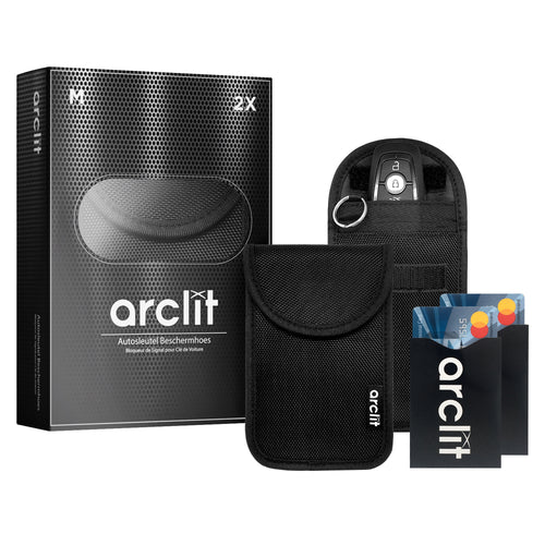 Arclit Autosleutel RFID Anti-Diefstal Beschermhoes (M) 2x