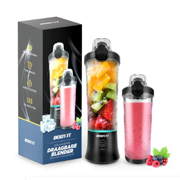 BODYIT® - Draagbare Blender met Extra Accessoires