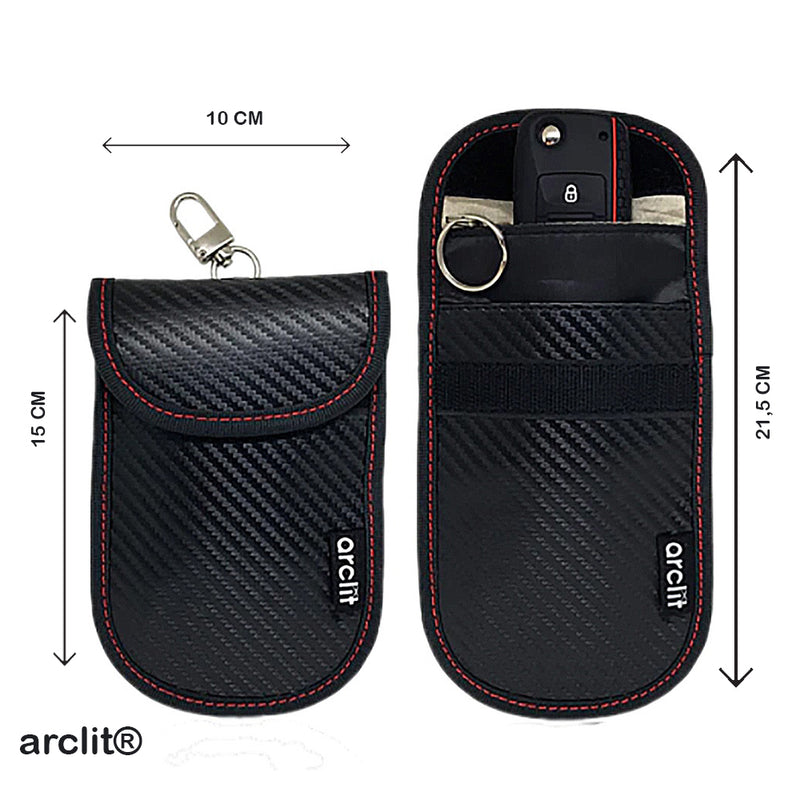 Arclit Autosleutel RFID Anti-Diefstal Beschermhoes (M) 2x